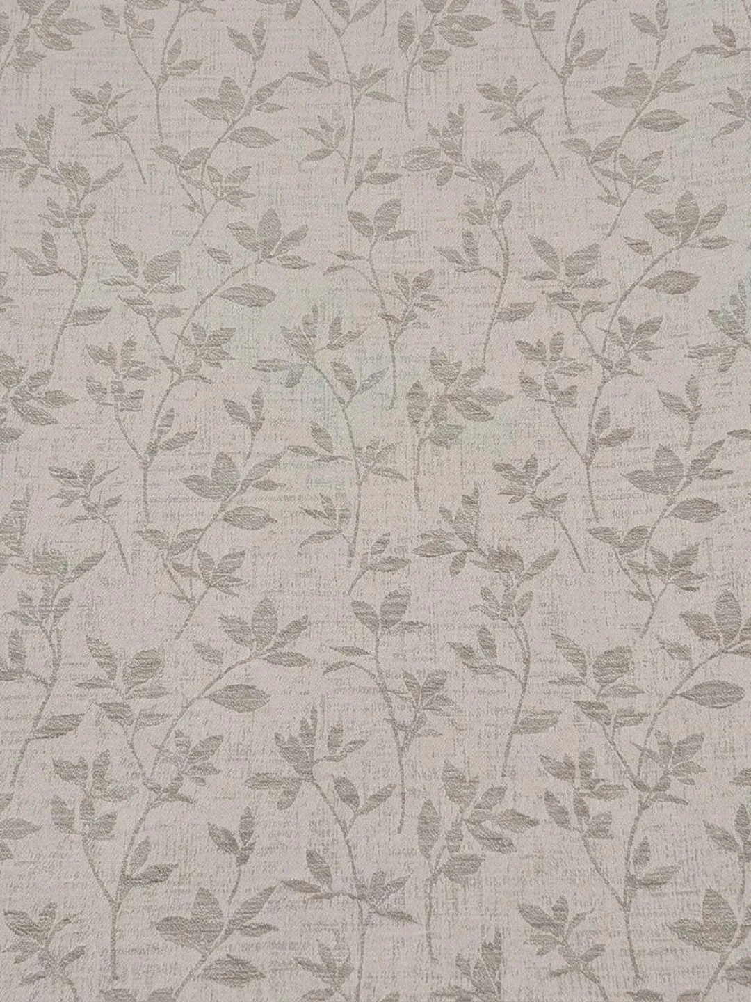 Beige & Taupe Leaf eyelet curtain in beige & taupe, fabric texture close-up