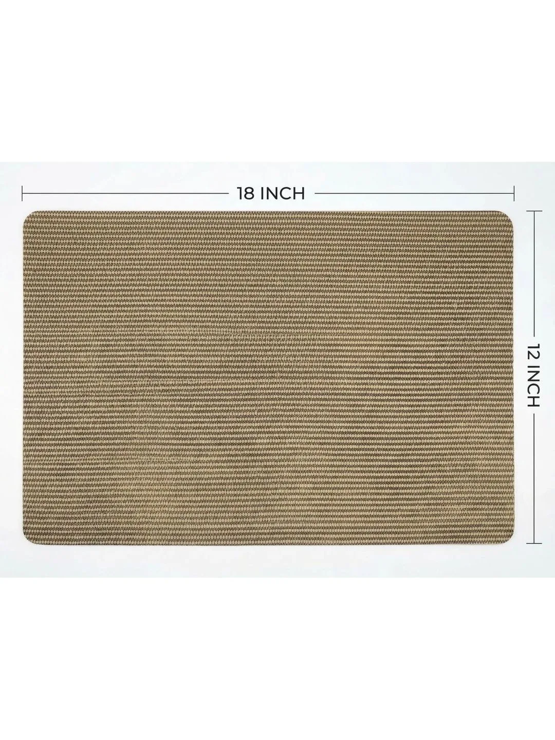 Taupe Woven placemats 46 x 30 cm, detail view